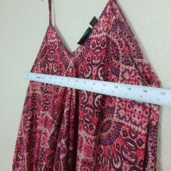 Cynthia‎ Rowley Multicolor Asymmetrical Cover Up Dress Women Sz 10 Casual Tunic - Picture 6 of 12